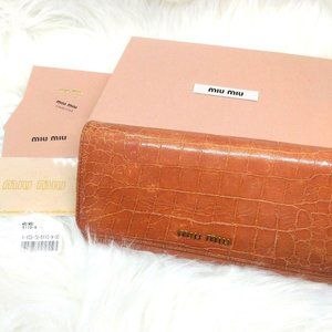 EUC Miu Miu Long Wallet